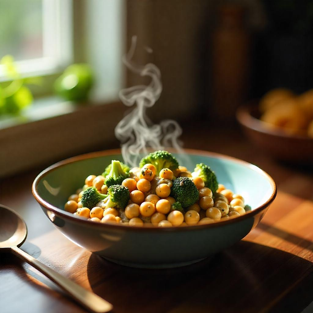 Estrogonofe de Brócolis com Grão-de-Bico: Receita Vegana e Saudável