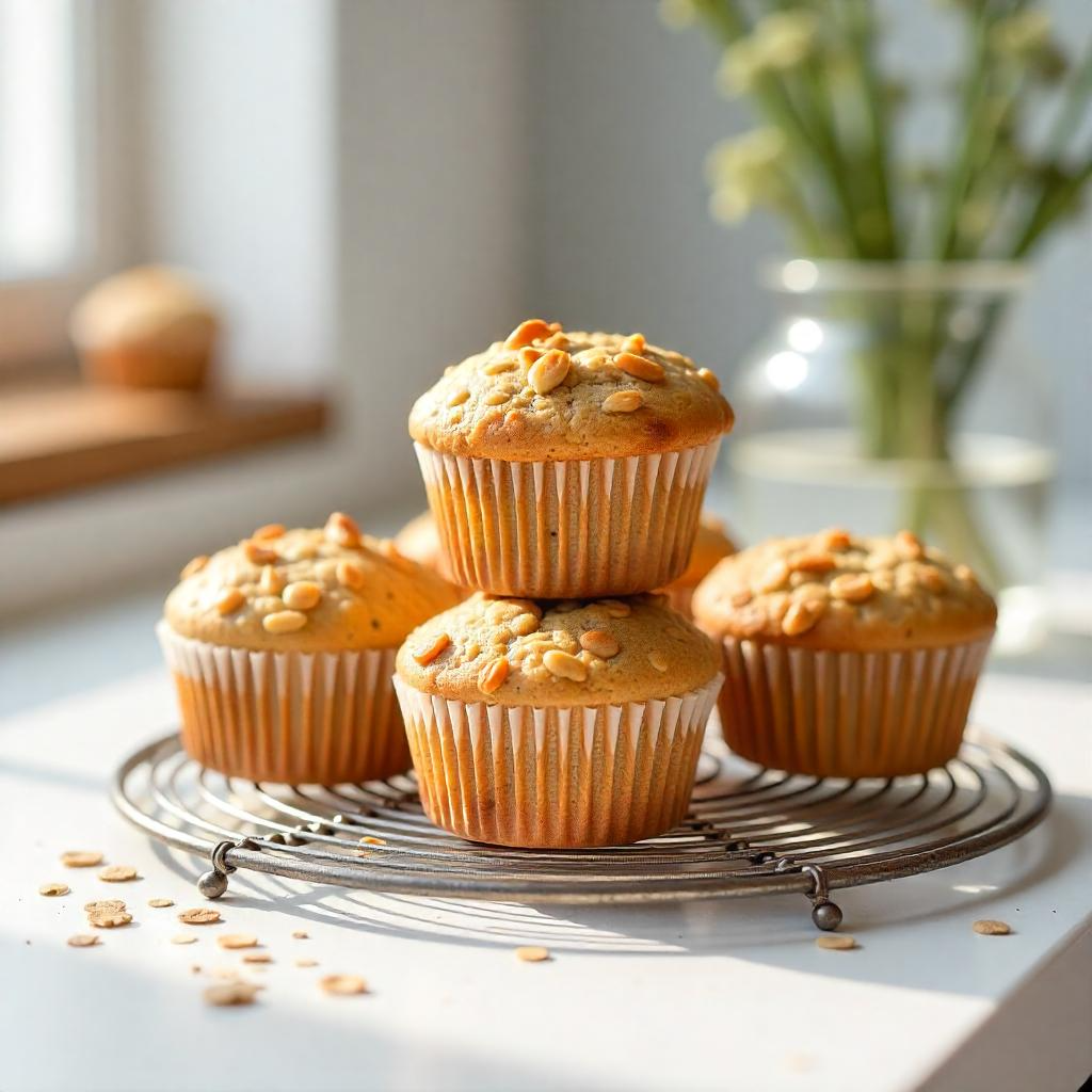 Muffin de Banana Fit com Aveia – saudável, fácil e delicioso