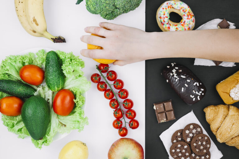 Escolha alimentos saudáveis e variados