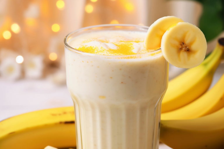 Banana cremosa e deliciosa